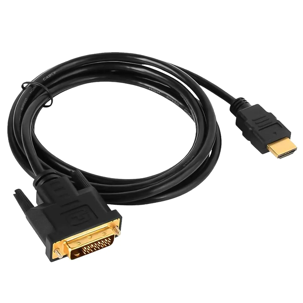 HDMI to DVI-D 24+1 Cable 1.5m, 1080P Full HD - In Use