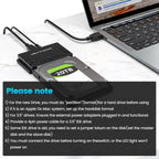 USB 3.0 to SATA/IDE Adapter, Hard Drive Reader - Image 7