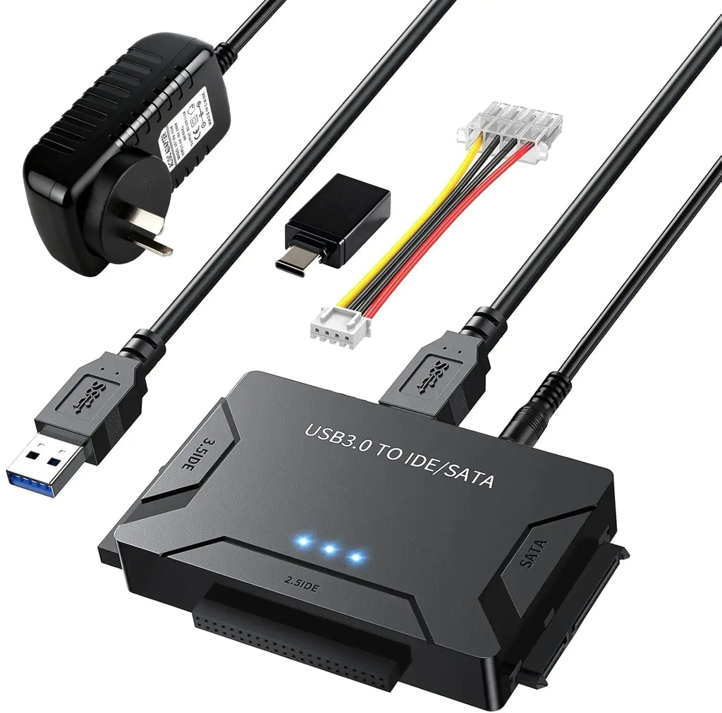 USB 3.0 to SATA/IDE Adapter, Hard Drive Reader - Image 8