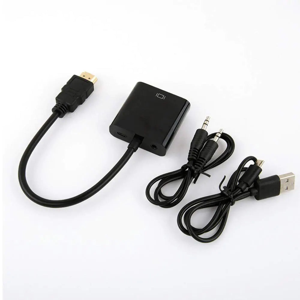 Active HDMI to VGA Adapter 1080P 60Hz with Audio Jack - Image 7