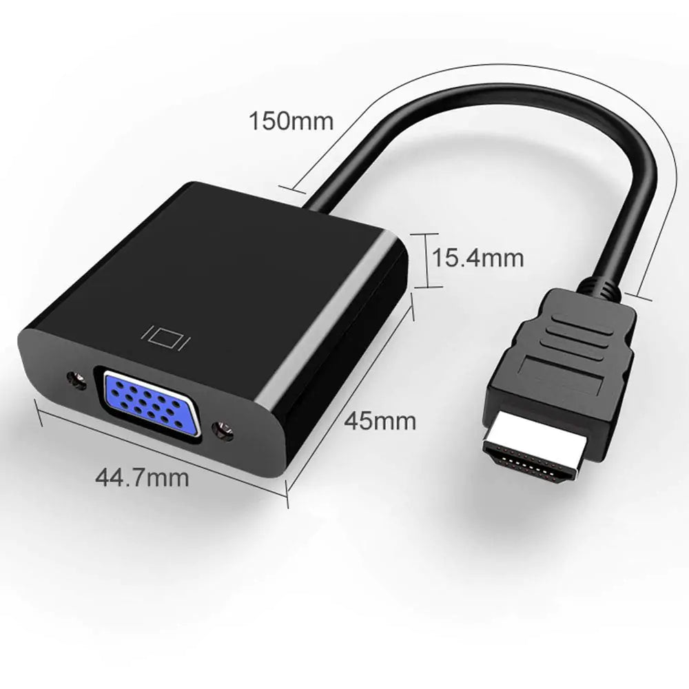 Active HDMI to VGA Adapter 1080P 60Hz with Audio Jack - Image 8