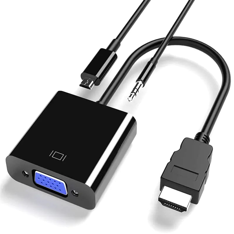 Active HDMI to VGA Adapter 1080P 60Hz with Audio Jack - Image 9