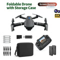 Foldable Mini Drone with Screen Controller, 360° Flips - Main Product Image