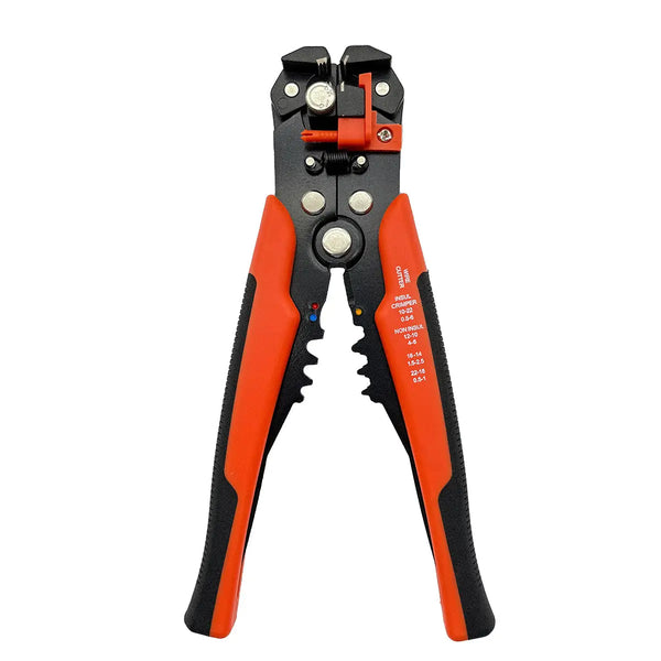 Automatic Wire Stripper and Crimper Tool 8", Self-Adjusting Wire - Main Product Image