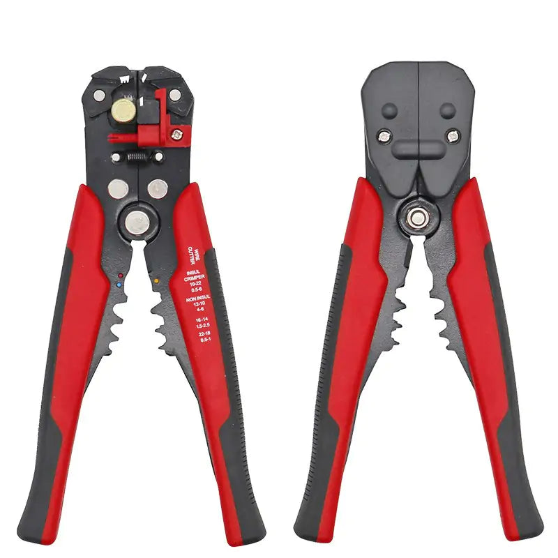 Automatic Wire Stripper and Crimper Tool 8", Self-Adjusting Wire - Main Product Image
