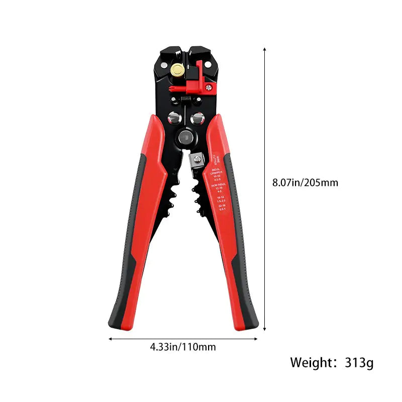 Automatic Wire Stripper and Crimper Tool 8", Self-Adjusting Wire - Image 5