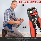 Automatic Wire Stripper and Crimper Tool 8", Self-Adjusting Wire - Image 6