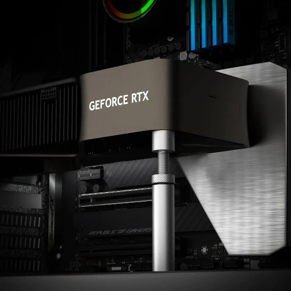 GPU Support Bracket, Adjustable Height 74 to 120 mm - Detail View