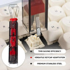 2-in-1 Keycap and Switch Puller Tool with 2 Cleaning Brushes - In Use