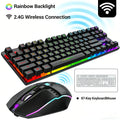 87-Key 2.4G Wireless Gaming Keyboard and Mouse Combo - Main Product Image