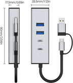 4-in-2 USB 3.2 Hub 10Gbps, USB-A & USB-C Dual Port - Image 6