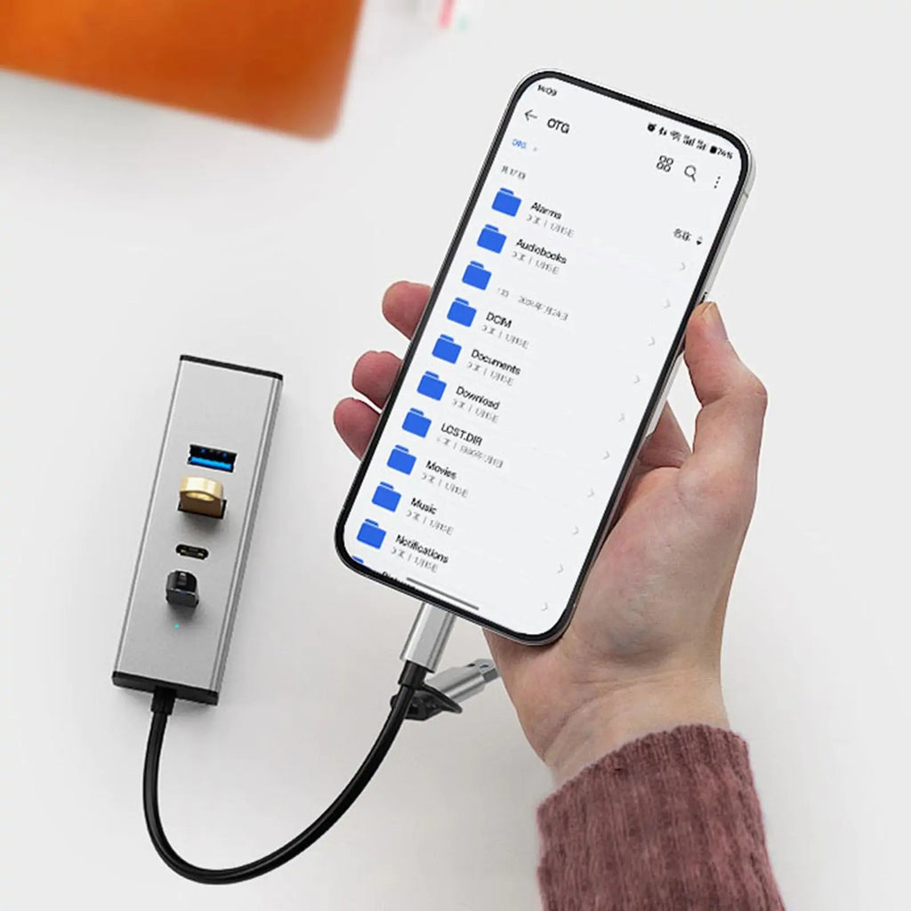 4-in-2 USB 3.2 Hub 10Gbps, USB-A & USB-C Dual Port - Image 7