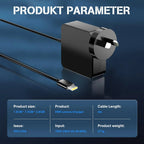 65W PD USB-C Laptop Charger, Power Adapter - Features