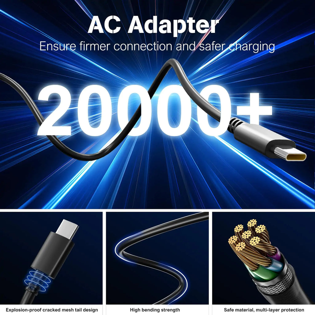 65W PD USB-C Laptop Charger, Power Adapter - Image 5