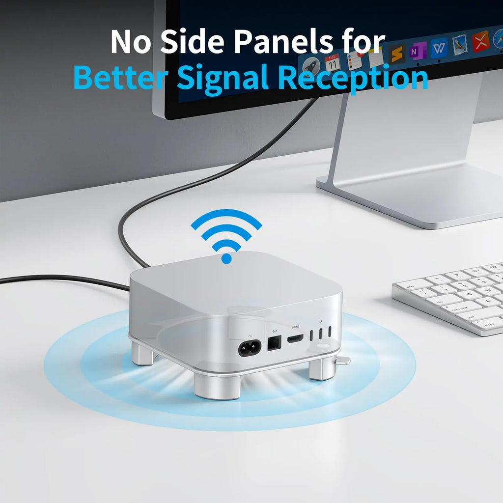 Mac Mini M4 Stand, Aluminium Desktop Holder - Features