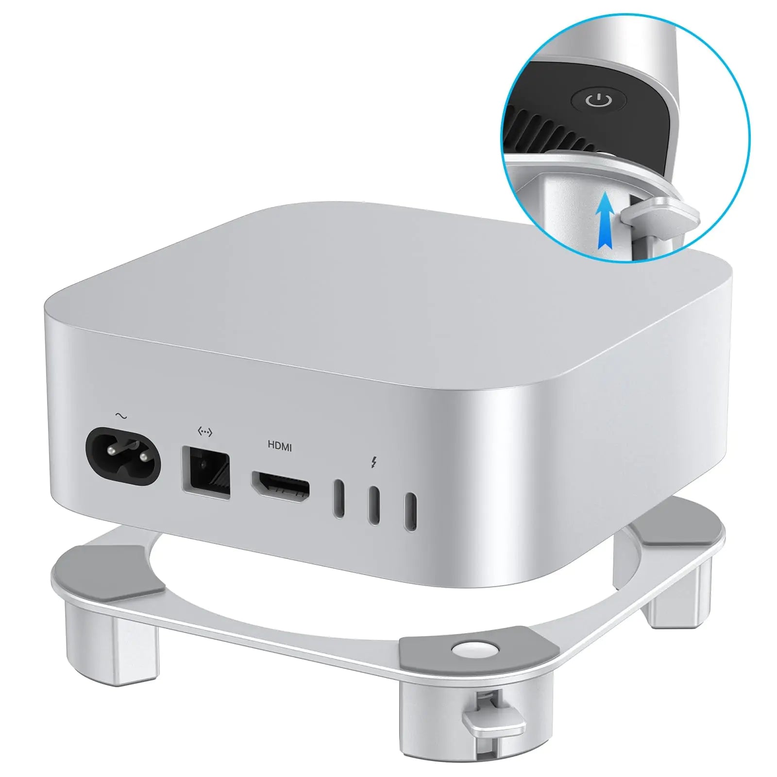 Mac Mini M4 Stand, Aluminium Desktop Holder - Image 8