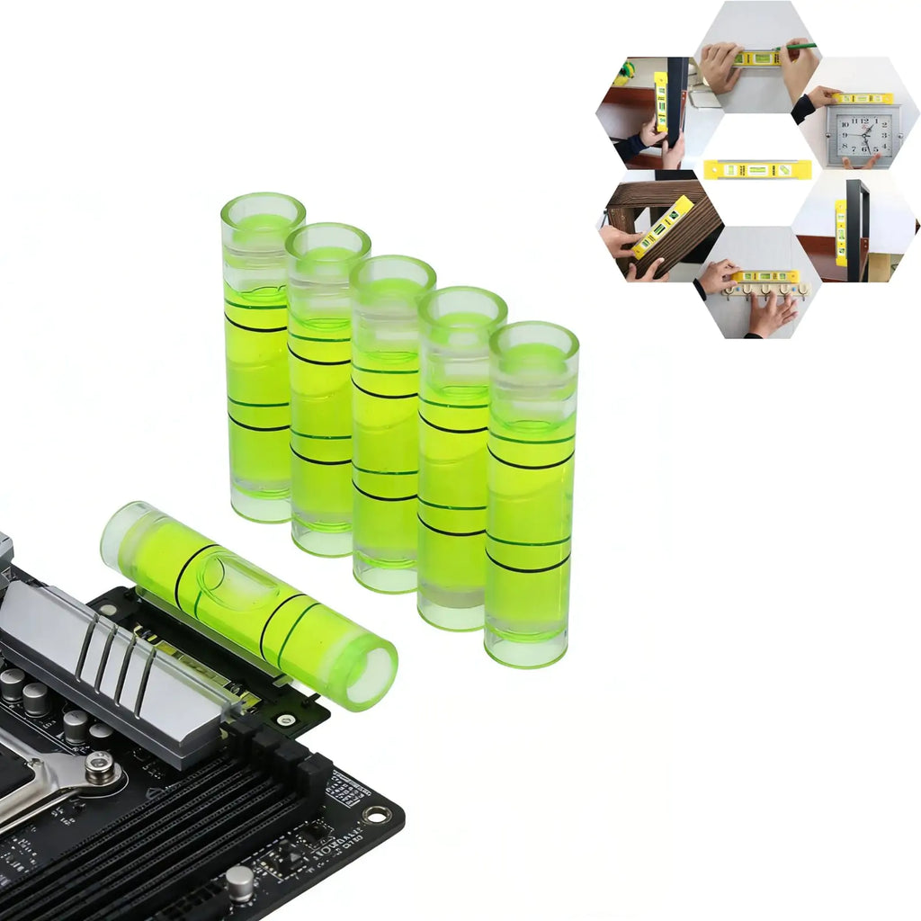 6-Pack Mini Bubble Spirit Levels, Horizontal Leveler - Image 9