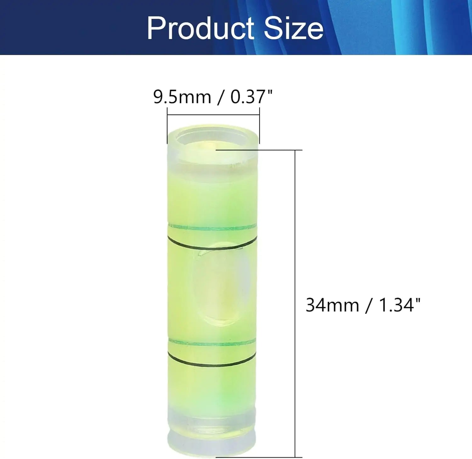 6-Pack Mini Bubble Spirit Levels, Horizontal Leveler - Image 8