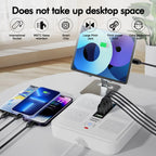 10-in-1 Power Board, Surge Protected, 4 AC + 6 USB - In Use