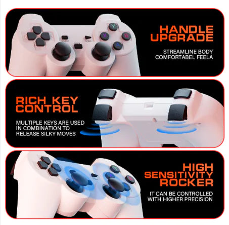 Smart Projector Game Console 2-in-1 with Controllers - Detail View