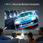 Smart Projector Game Console 2-in-1 with Controllers - In Use