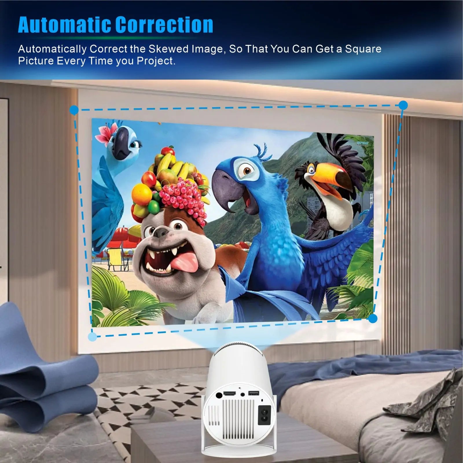 Smart Projector Game Console 2-in-1 with Controllers - Image 7