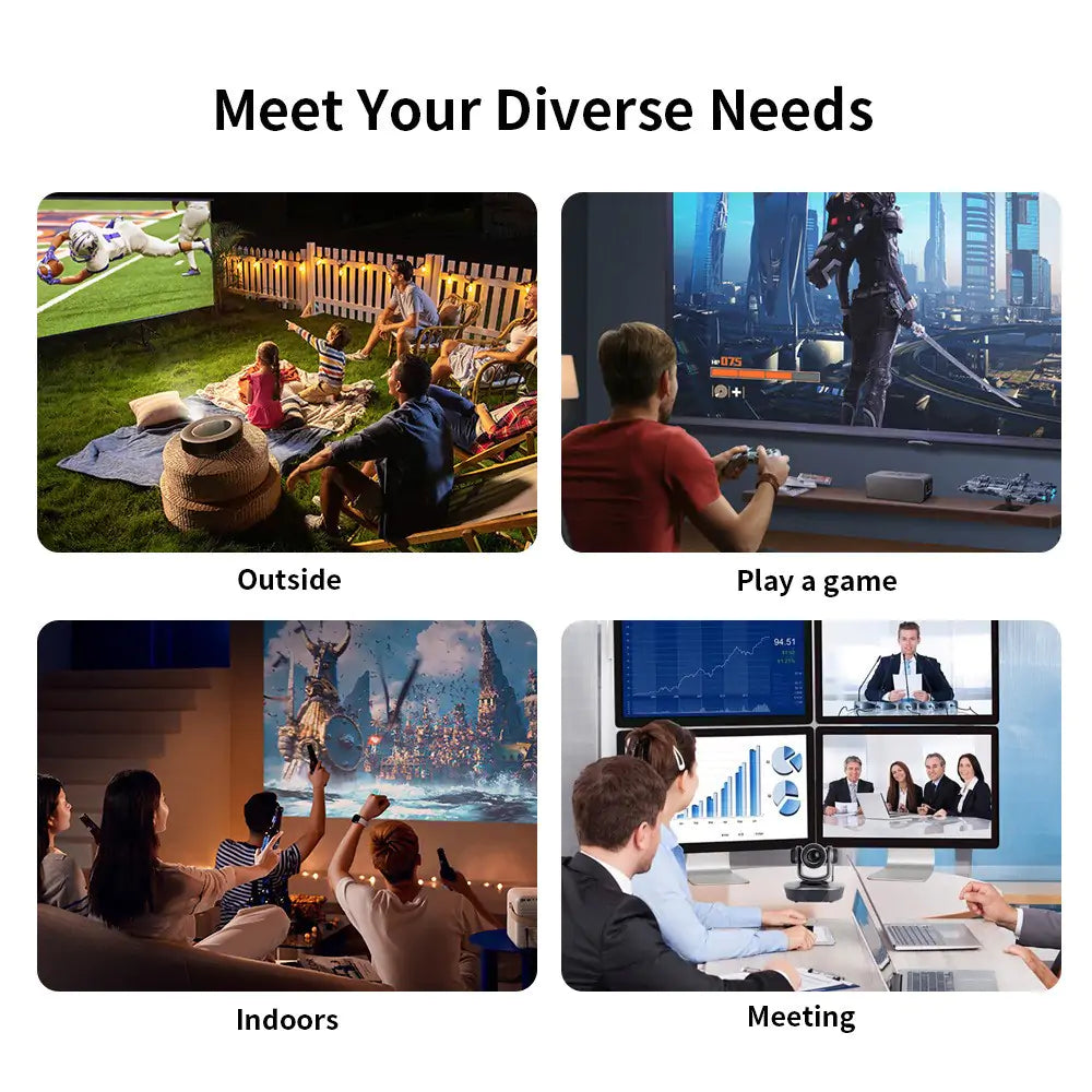 Smart Projector with WiFi & Bluetooth - Image 9