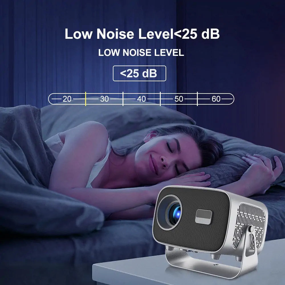Smart Projector with WiFi & Bluetooth - Detail View