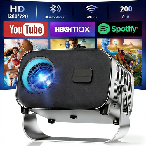 Smart Projector with WiFi & Bluetooth - Main Product Image