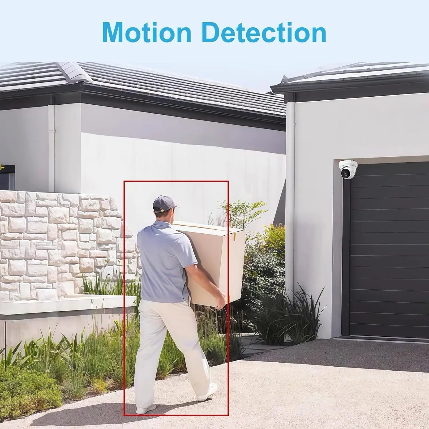 PoE 4MP 2K IP Turret Security Camera, ONVIF Compatible - Detail View