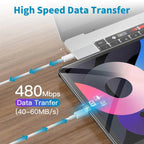 USB-C to USB-C Fast Charging Cable 1m - In Use