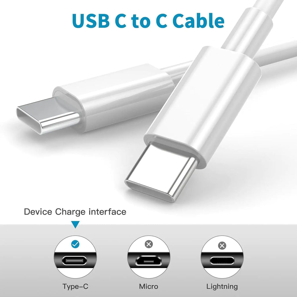 USB-C to USB-C Fast Charging Cable 1m - Image 5