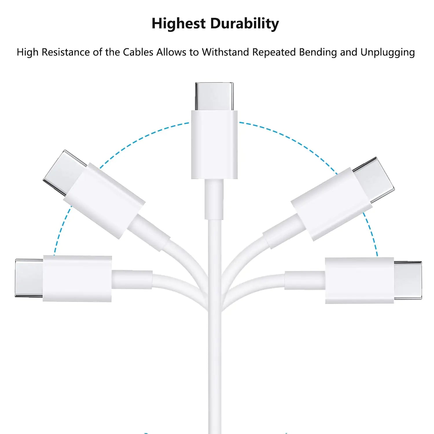 USB-C to USB-C Fast Charging Cable 1m - Image 9