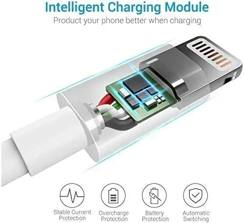 [MFi Certified] USB A to Lightning Cable 1M - Detail View