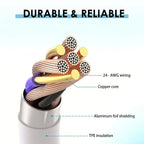 [MFi Certified] USB A to Lightning Cable 1M - In Use