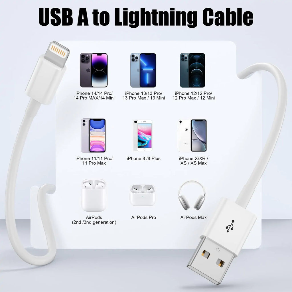 [MFi Certified] USB A to Lightning Cable 1M - Image 6