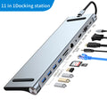 11-in-1 USB-C Hub Docking Station with HDMI 4K Output + VGA - Main Product Image