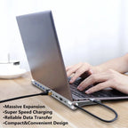 11-in-1 USB-C Hub Docking Station with HDMI 4K Output + VGA - Image 6