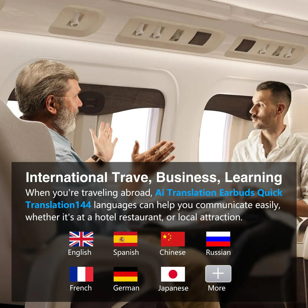 Real-Time AI Translation Earbuds with 114 Languages - Features