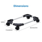 Adjustable PC Case Stand Trolley - In Use