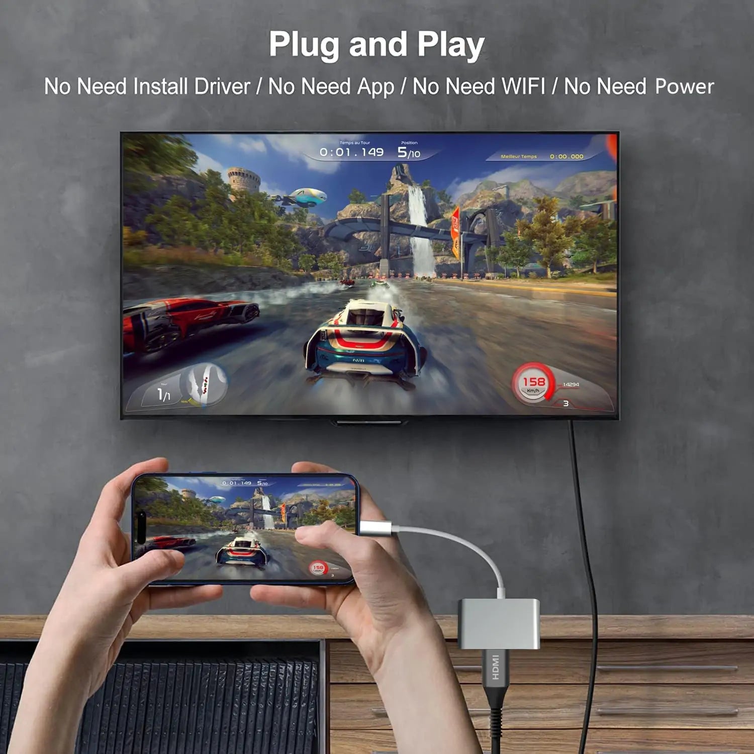 USB-C to HDMI Multiport Adapter, 4K HDMI, USB 3.0 - Image 5