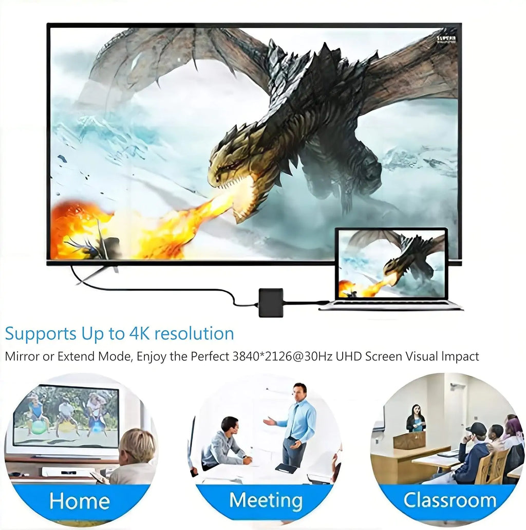 USB-C to HDMI Multiport Adapter, 4K HDMI, USB 3.0 - Image 6