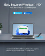 AXE5400 Wi-Fi 6E USB 3.0 Adapter - Image 5