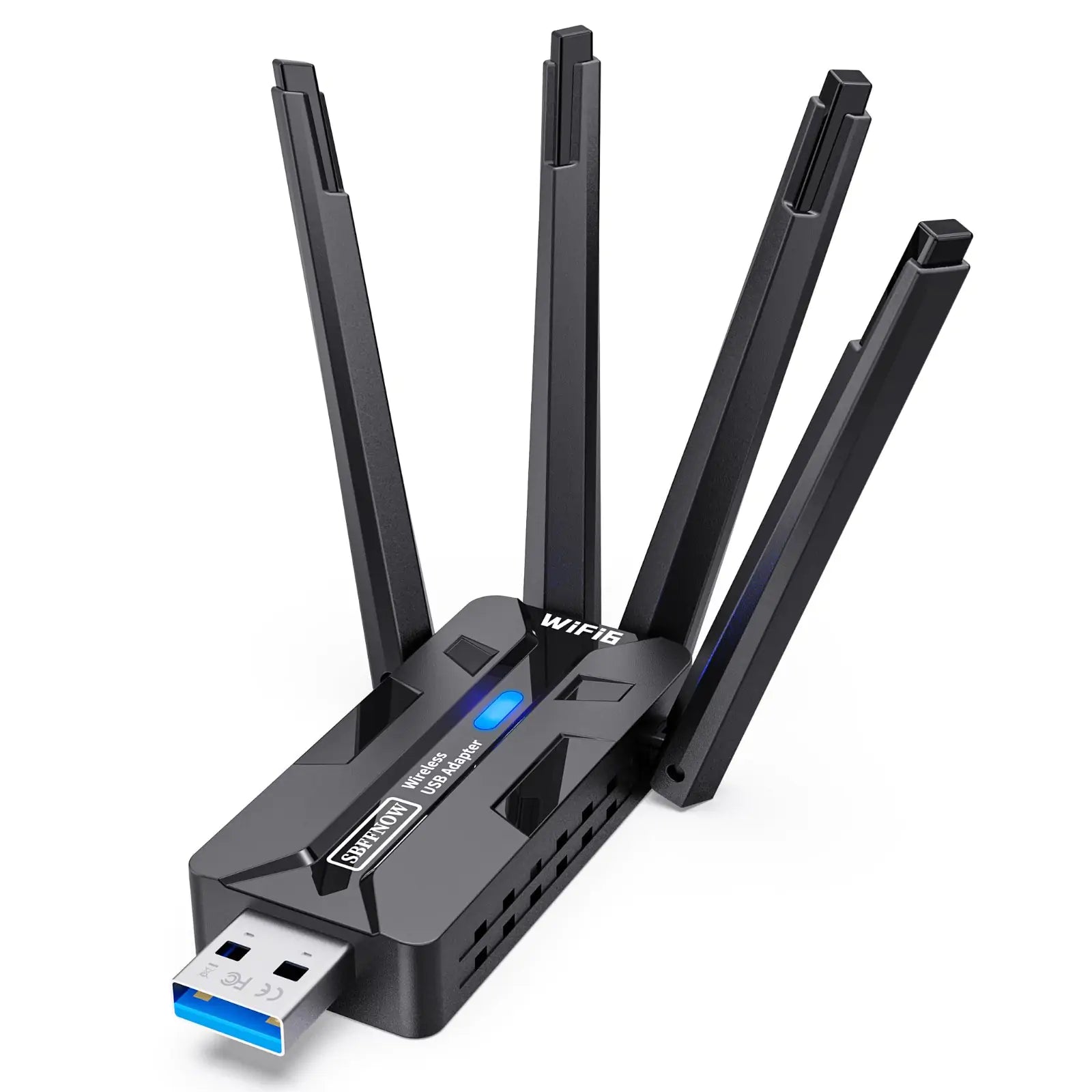 AX1800 WiFi 6 USB 3.0 Adapter with 4 High Gain Antennas - Main Product Image