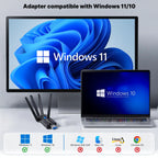 AX1800 WiFi 6 USB 3.0 Adapter with 4 High Gain Antennas - Image 6