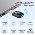 2-in-1 WiFi 6 USB Adapter & Bluetooth 5.4 Receiver - Main Product Image